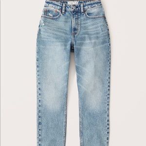 Abercrombie and Fitch high rise mom jeans